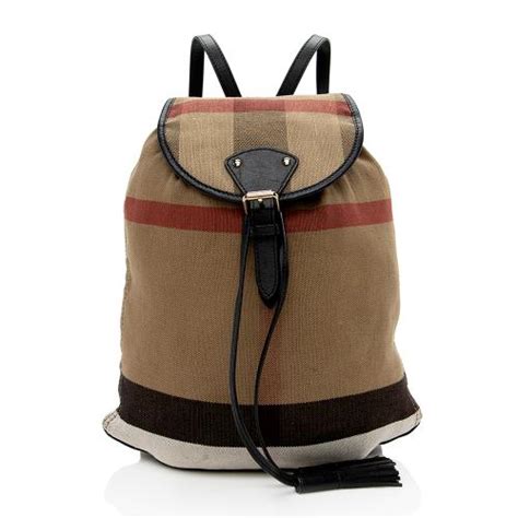 burberry cloth backpack|burberry small canvas check backpack.